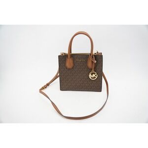 Michael Kors‎ Women MD Messenger Crossbody Bag Handbag Purse Brown